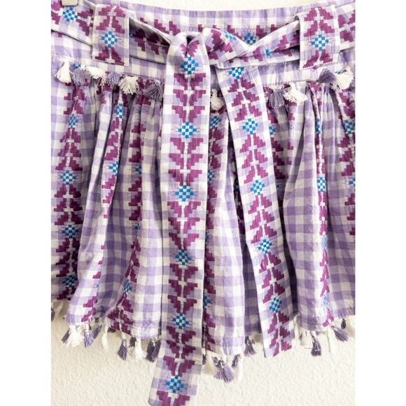 Dodo Bar Or Ariana Purple Mini Skirt M retail $250 - Picture 3 of 12